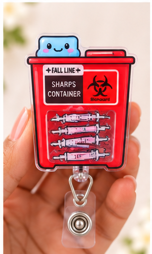 Sharps Container badge Shaker