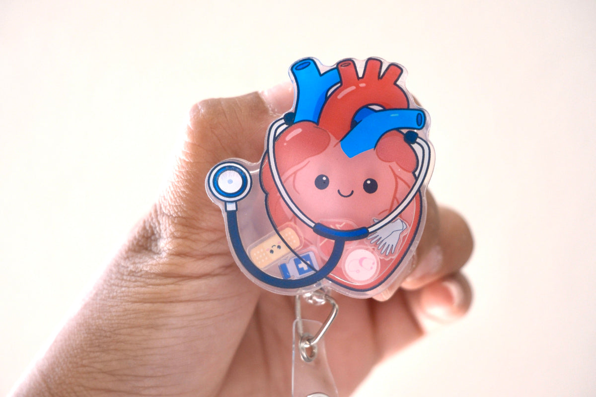 Heart Badge reel shaker