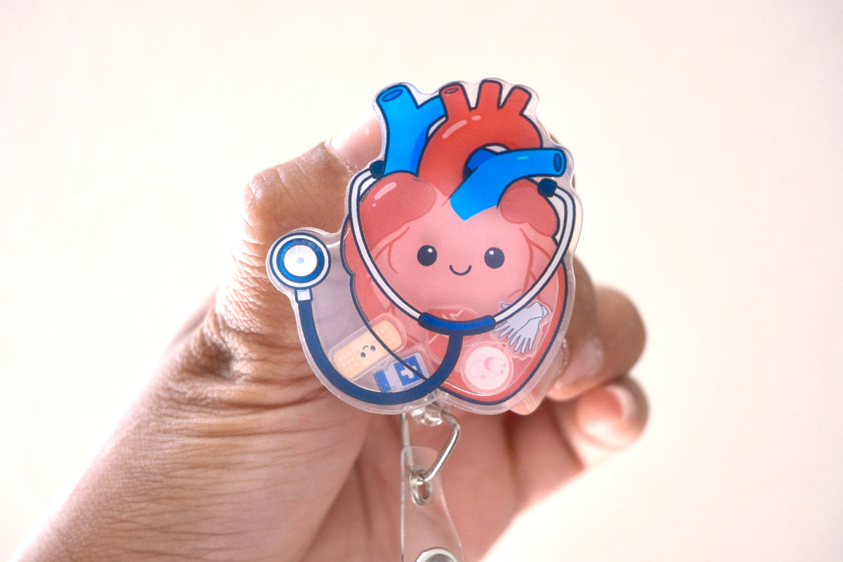 Heart Badge reel shaker