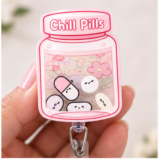 Chill Pill Badge Shaker